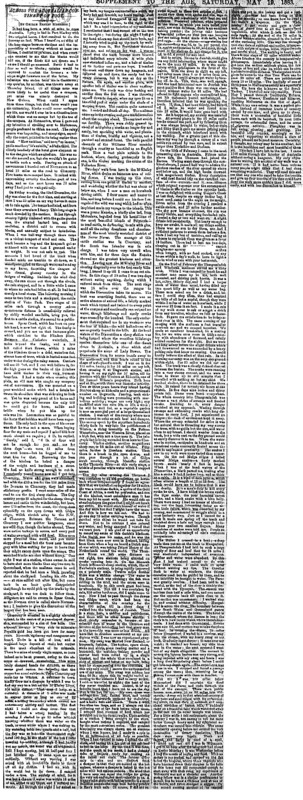 The Age article titled, "Across the Australian Continent on Foot." Written by George Morrison.